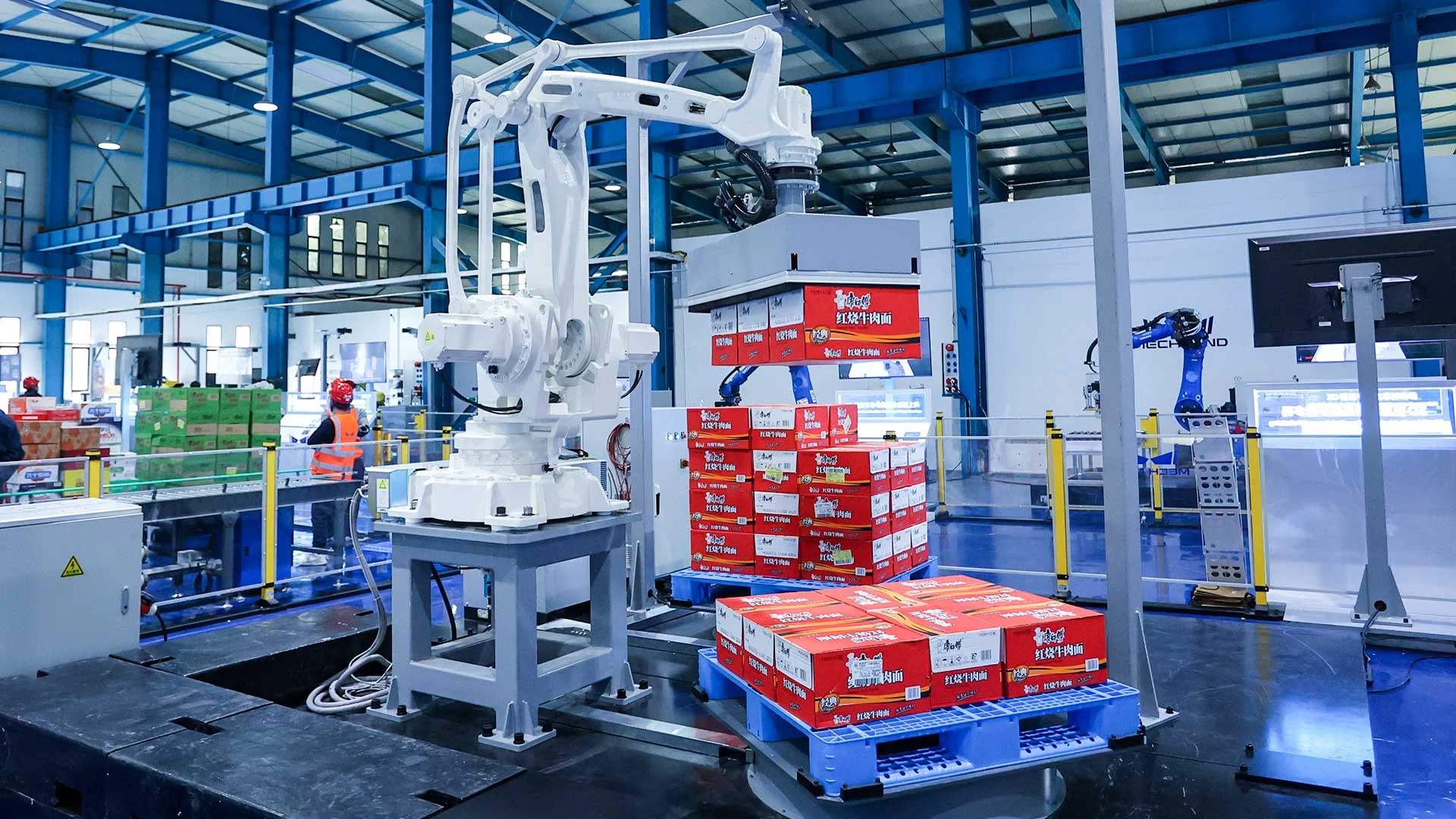 智能机器人应用-3D视觉引导纸箱多拆多码