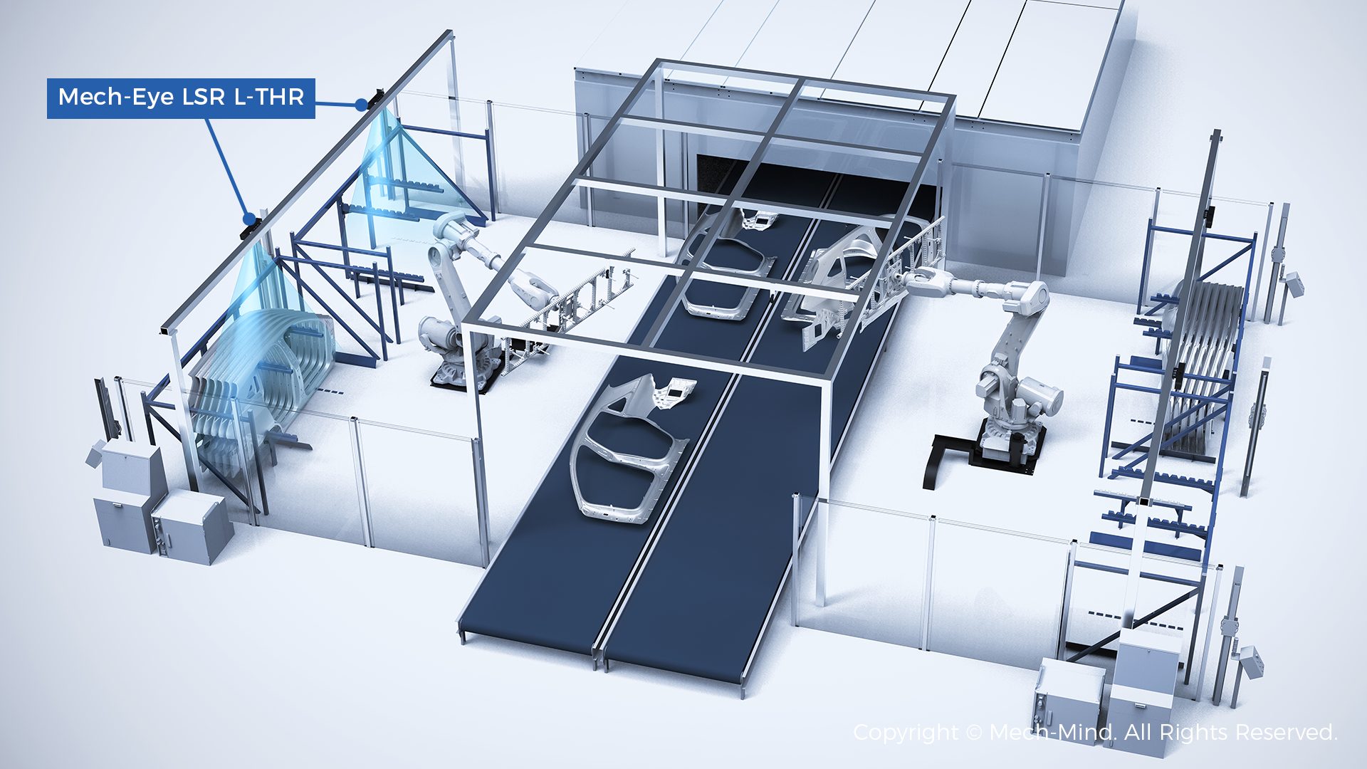梅卡曼德3D视觉引导自动化装箱，解锁冲压线尾精准、柔性、高效装箱新模式