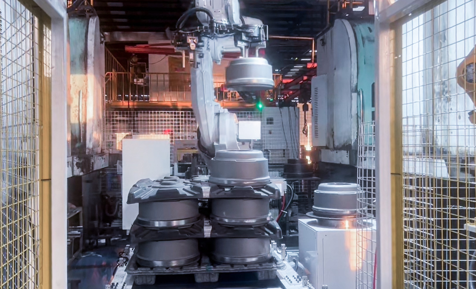 AI视觉引导汽车制动鼓自主上料加工 | 某大型汽车零部件厂