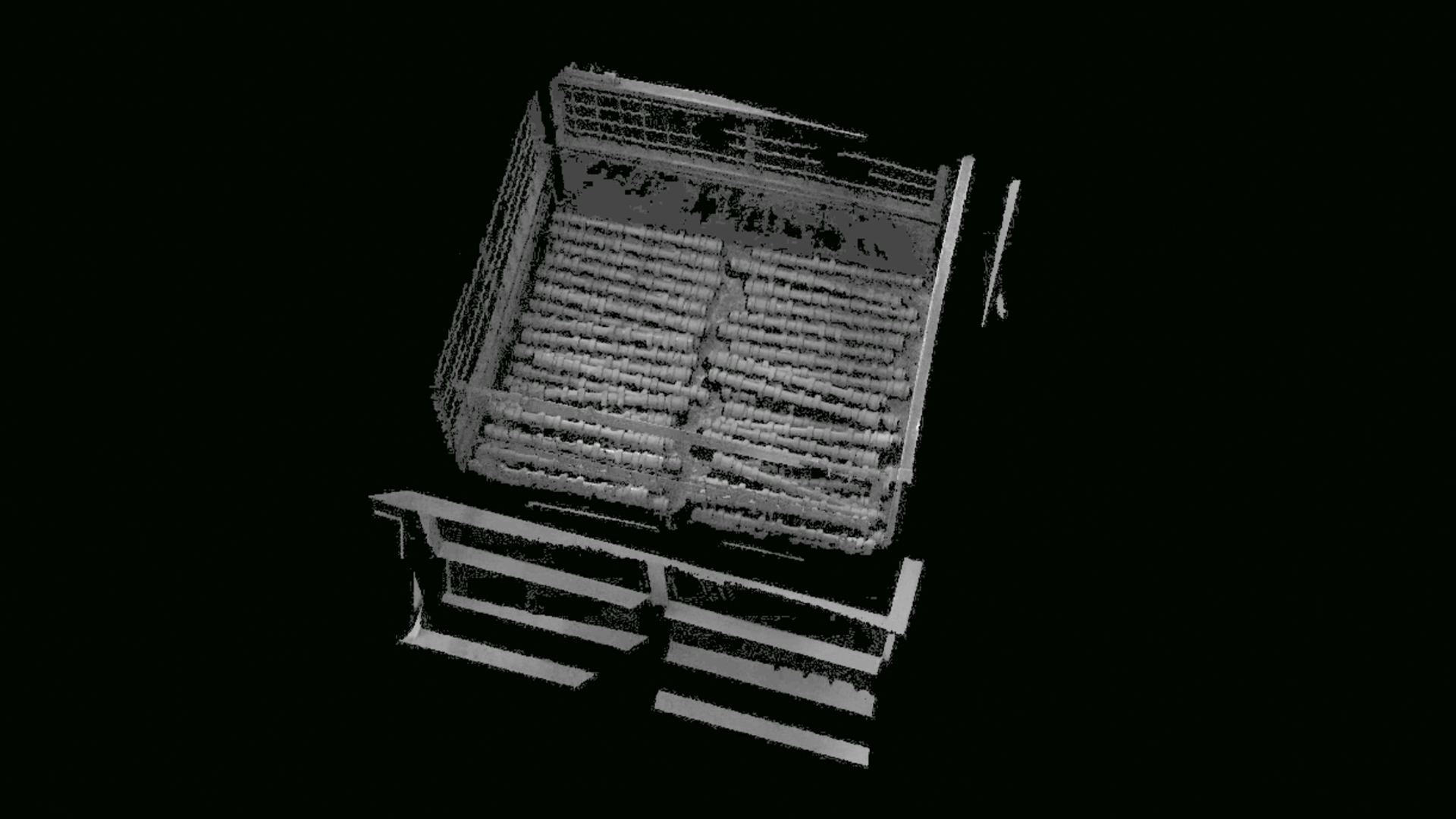 AI视觉引导发动机凸轮轴深筐上下料 | 某大型汽车零部件厂