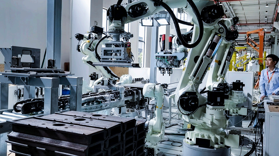 AI视觉引导履带板装配上料 | 某工程机械巨头