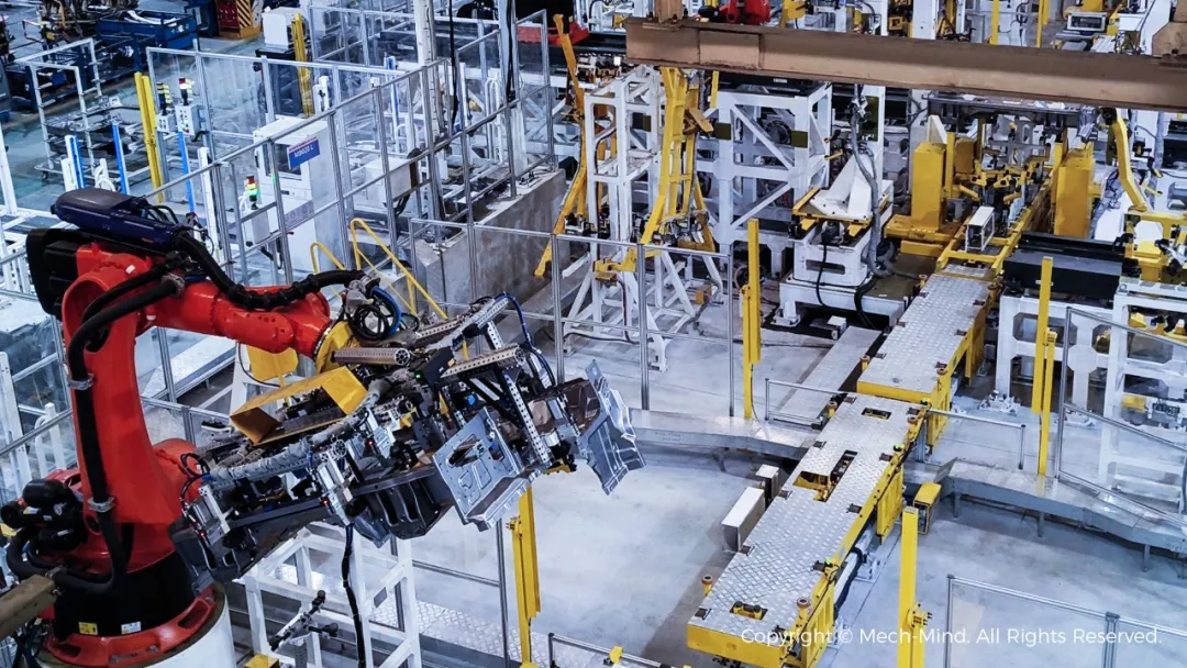 为机械裁缝装上“眼睛”，AI+3D视觉引导侧围、顶盖抓取，助力重卡焊装车间智造升级