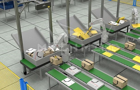 梅卡曼德 | AI+机器臂快递供包，每小时1600件，可配合分拣机/AGV