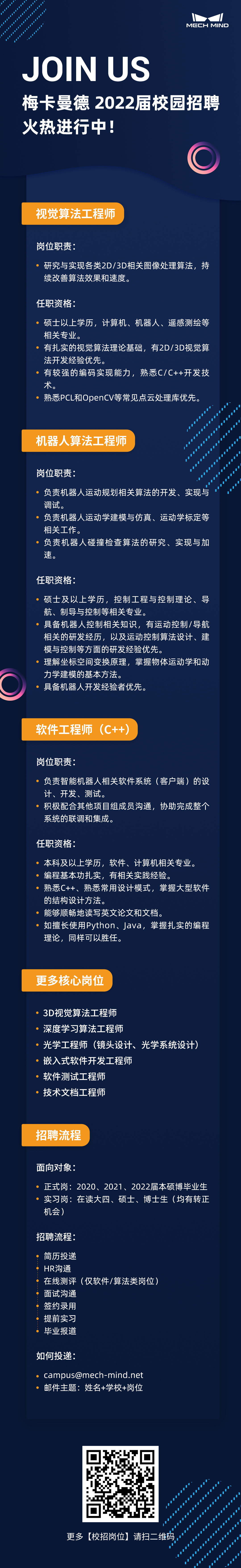 梅卡曼德2022校招 | 高速成长C轮独角兽企业，邀你一起玩转AI+机器人！