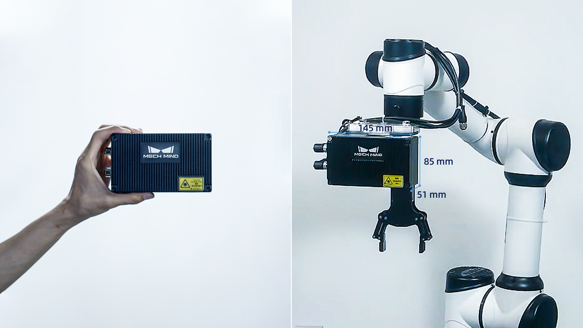 Mech-Eye Nano工业级3D相机焕新升级——超小体积、超高精度、抗环境光性能更优异