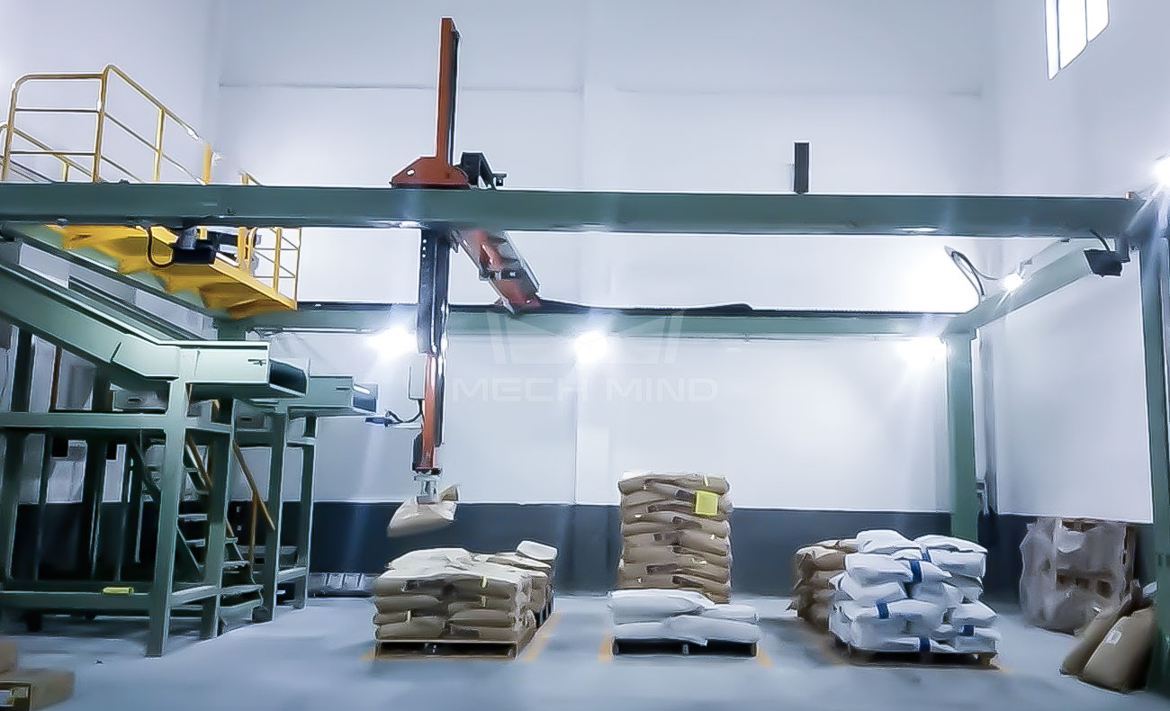 AI视觉引导麻袋拆垛 | 某大型钢厂