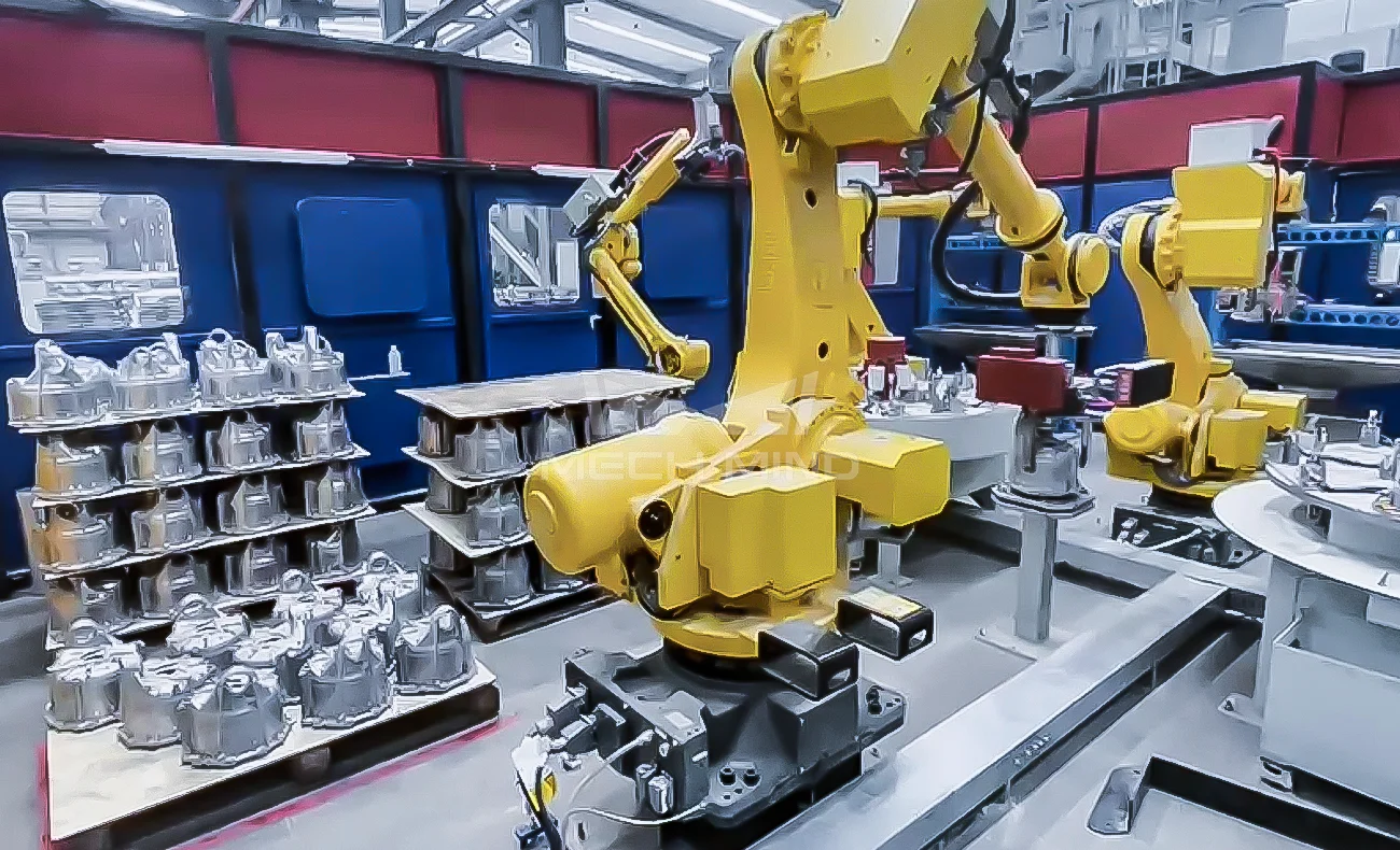 AI视觉引导铝铸件上料 | 某大型汽车零部件厂