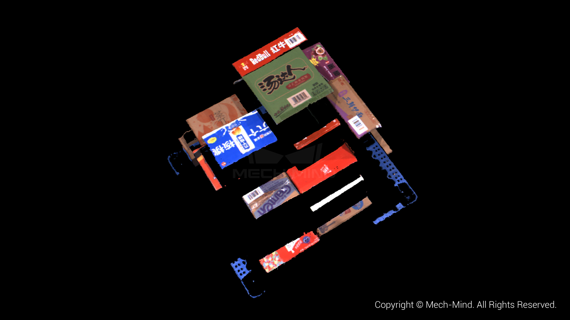 物流搬运场景3D相机Mech-Eye DEEP全新升级，超大视野、超大景深、抗环境光性能优异